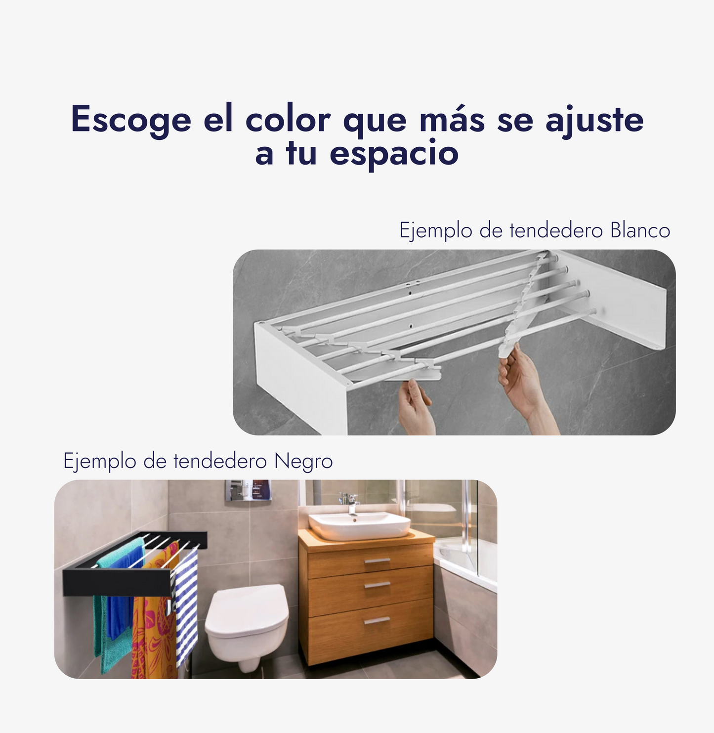 GloriaDry™ – Tendedero Plegable de Pared - Capacidad de 30kg ✨