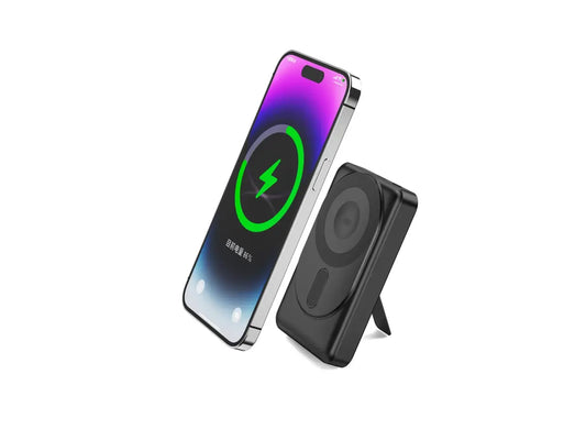 Cargador Inalámbrico Magnético & Fuente de Alimentación por Cable